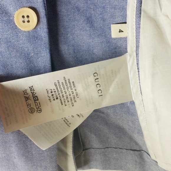 NWT Gucci Oxford embroidered kids boy girl blazer jacket 4 S authentic designer - Picture 15 of 16